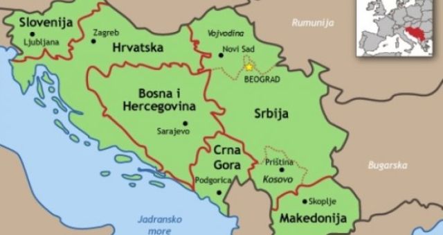 bugarska karta Karta Jugoslavija   Radio Brčko distrikta BiH bugarska karta