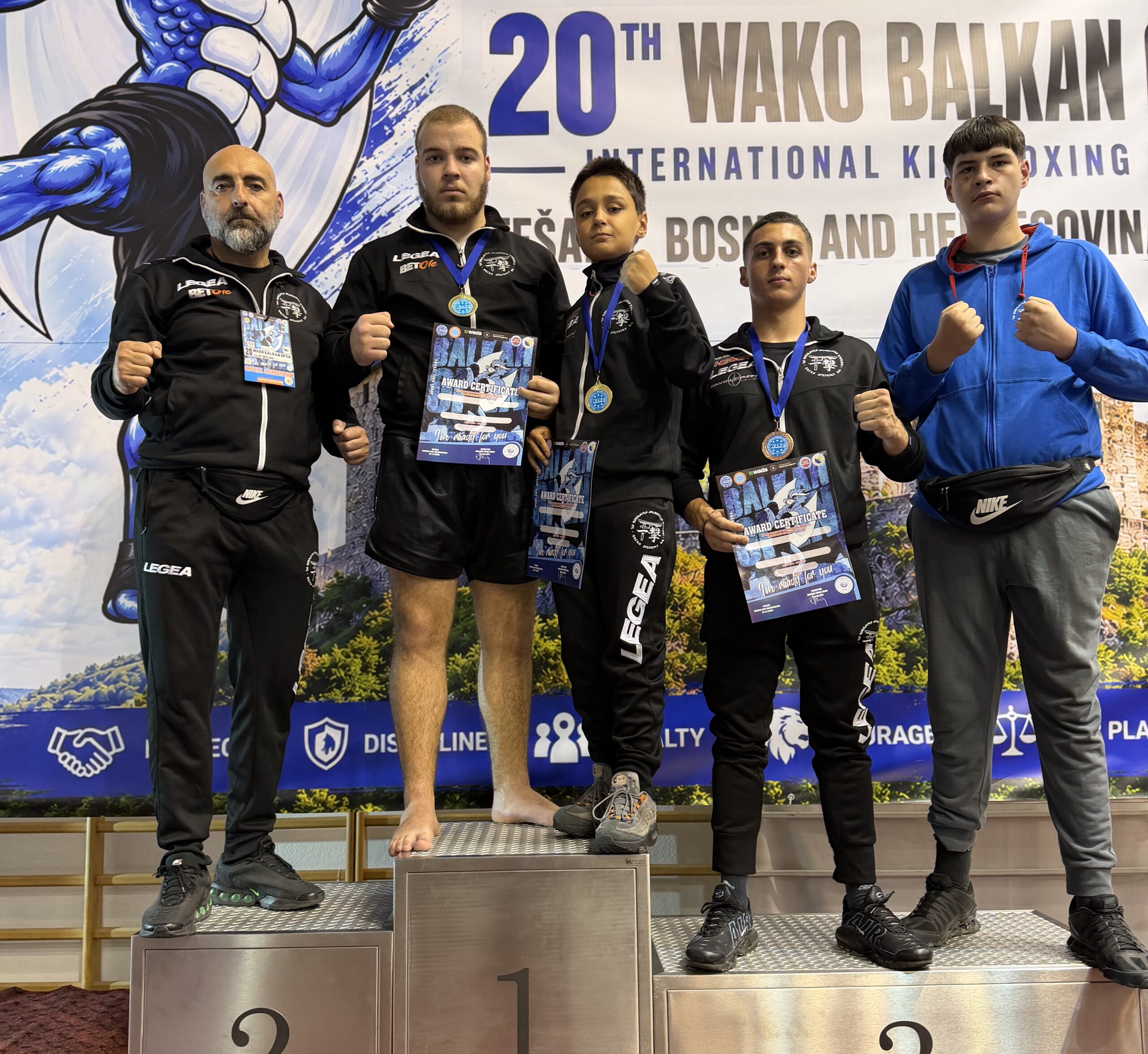 Borilačka akademija Ichigeki osvojila četiri medalje na WAKO Balkan Open 2026. u Tešnju Borilačka akademija Ichigeki osvojila četiri medalje na WAKO Balkan Open 2026. u Tešnju